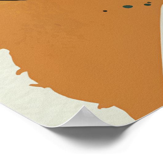 Vintag Chickadee Serenade Poster (Ecke)