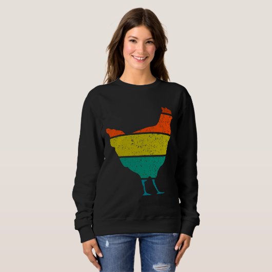 Vintag Chicken Mama Sweatshirt (Vorne ganz)