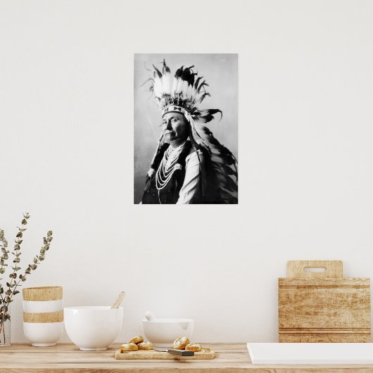 Vintag Chief Joseph Native American Poster (Küche)