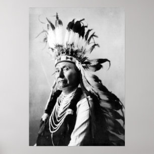 Vintag Chief Joseph Native American Poster