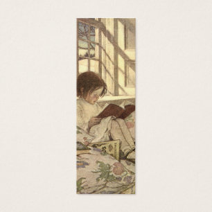 Vintag Child Reading a Book, Jessie Willcox Smith
