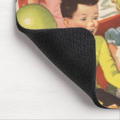 Vintag Children Balloons Dog Roller Untersetzer Ri Mousepad (Ecke)