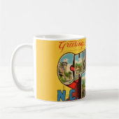 Vintag Chimney Rock NC Postkarte Kaffeetasse (Links)