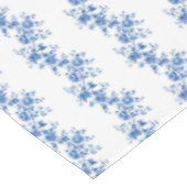 Vintag Chinoiserie Blau Roses Tischdecke (Schrägansicht)