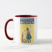 Vintag Chocolate Menier Ad Tasse (Links)
