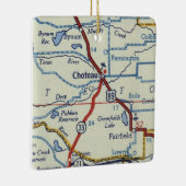 Vintag Choteau MT Keramikornament (Rechts)