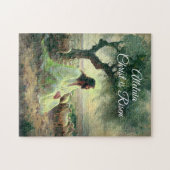 Vintag Christus ist Ostern Christlich Religiös Puzzle (Horizontal)