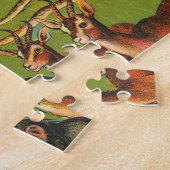 Vintag Christy Brothers Wild Animal Circus Poster Puzzle (Seite)