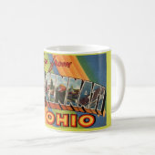 Vintag Cincinnati Greeting Kaffeetasse (VorderseiteRechts)