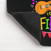 Vintag Cinco De Mayo Cactus Sombrero Guitar Mousepad (Ecke)
