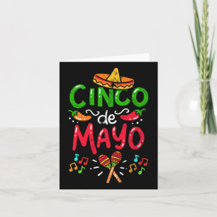 Vintag Cinco De Mayo Mexiko Karte