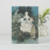 Vintag Cinderella Fairy Godmutter von Edmund Dulac Einladung (Stehend Vorderseite)