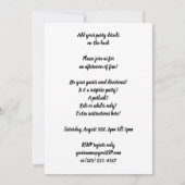 Vintag Cinderella Fairy Godmutter von Edmund Dulac Einladung (Rückseite)