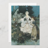 Vintag Cinderella Fairy Godmutter von Edmund Dulac Einladung (Vorne/Hinten)