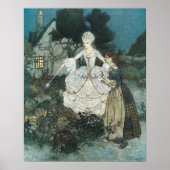 Vintag Cinderella Fairy Godmutter von Edmund Dulac Poster (Vorne)