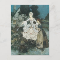 Vintag Cinderella Fairy Godmutter von Edmund Dulac