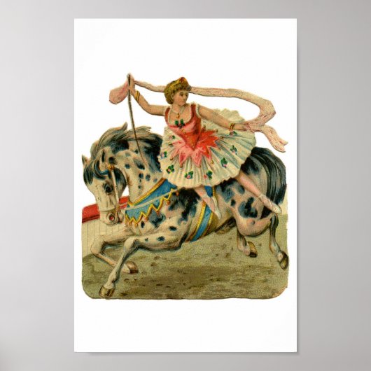 Vintag Circus Ballerina Girl, Poster (Vorne)