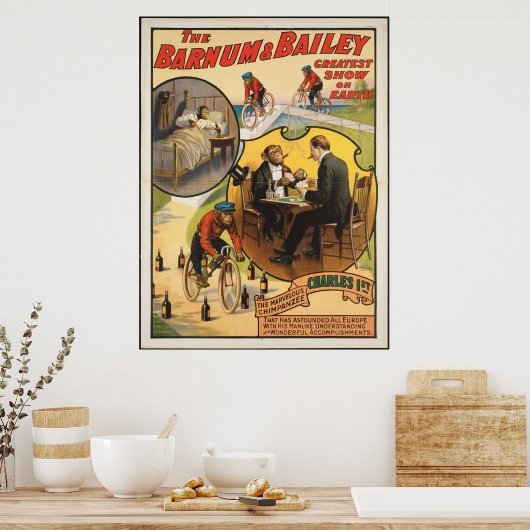 Vintag: Circus Barnum & Bailey - Poster (Küche)