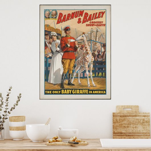 Vintag: Circus Barnum & Bailey - Poster (Küche)