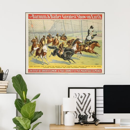 Vintag: Circus Barnum & Bailey - Poster (Heimbüro)