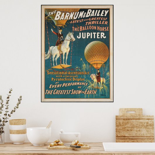 Vintag: Circus Barnum & Bailey - Poster (Küche)