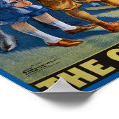 Vintag Circus Clown Show Poster (Ecke)