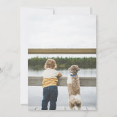 Vintag Circus Erster Geburtstag Einladung (Rückseite)