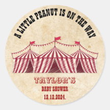Vintag Circus Little Peanut Baby Dusche