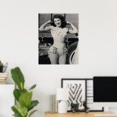 Vintag Circus Muscle Girl Foto Poster (Heimbüro)