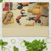 Vintag Circus Sideshow Poster Geschirrtuch (Gefaltet)