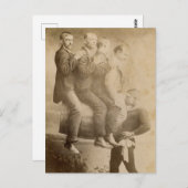 Vintag Circus Strongman Postkarte (Vorne/Hinten)