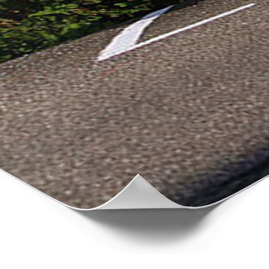 Vintag Citroen Auto Poster (Ecke)