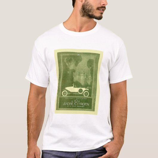 Vintag Citroen Motors Ad - modifiziert T-Shirt (Vorderseite)