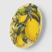 Vintag Citronnelle Ad Große Wanduhr (Winkel)