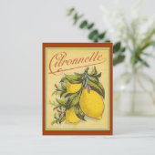 Vintag Citronnelle Ad Postkarte (Stehend Vorderseite)