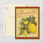 Vintag Citronnelle Ad Postkarte (Vorne/Hinten)