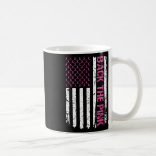 Vintag Ck The Pink American Flag Breast Cancer Aw Kaffeetasse