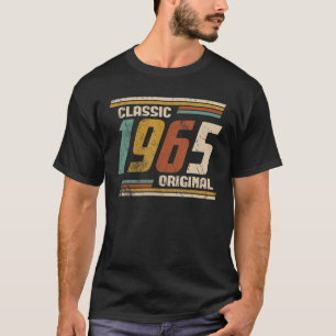 Vintag Classic 1965 Original 58. Geburtstagsdekora T-Shirt