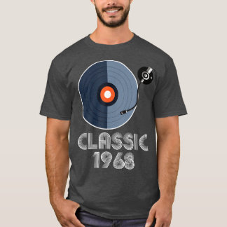 Vintag Classic 1968 Vinyl Record Player Music Lov T-Shirt