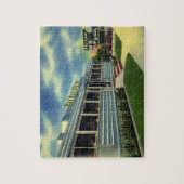 Vintag Classic 50er Retro Restaurant Pelican Diner Puzzle (Vertikal)
