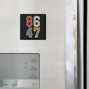 Vintag Classic 86 47 Anti Trump 2024 Impeach Magnet