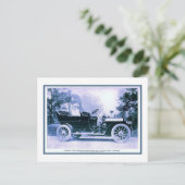Vintag Classic American car Columbia 1909 Postkarte (Stehend Vorderseite)