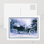 Vintag Classic American car Columbia 1909 Postkarte (Vorne/Hinten)