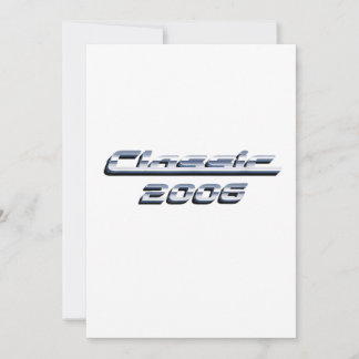 Vintag Classic Car 2006 Geburtstagsgeschenk Einladung
