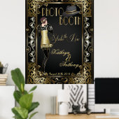 Vintag Classic Gatsby Style Foto Booth Poster (Heimbüro)