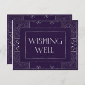 Vintag Classic Gatsby Wishing Well2 Manuela Postkarte (Vorne/Hinten)