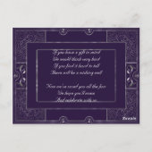 Vintag Classic Gatsby Wishing Well2 Manuela Postkarte (Rückseite)