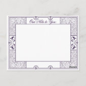 Vintag Classic Gatsby wünscht Well Manuela Postkarte (Rückseite)