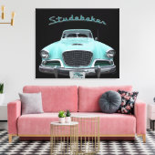 Vintag Classic Studebaker Silver Hawk 1959 Auto Leinwanddruck (Insitu (Wohnzimmer))