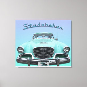Vintag Classic Studebaker Silver Hawk 1959 Auto Leinwanddruck